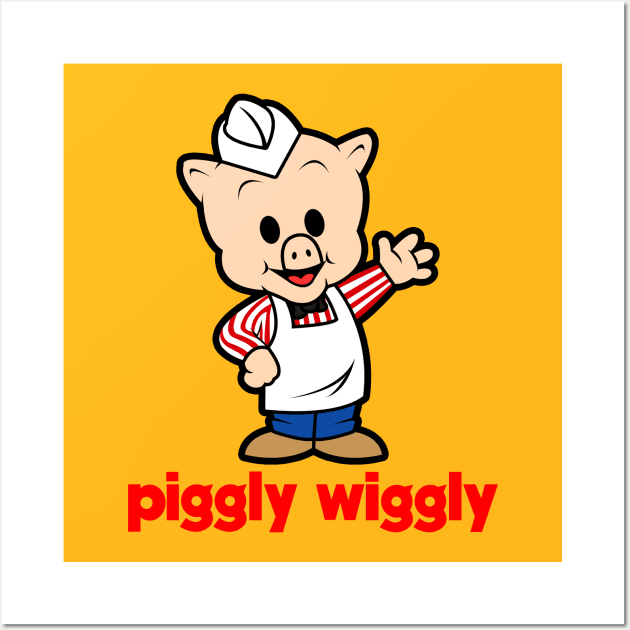 Piggly Wiggly Wall Art by liora natalia